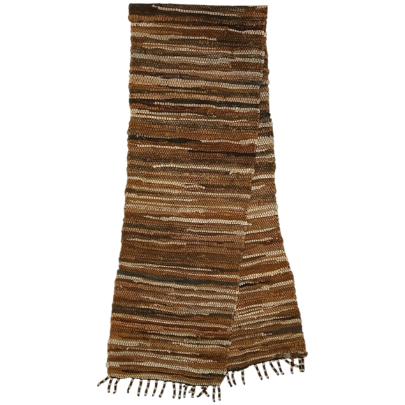 cotton craft Other - Out of Stock Cotton Craft leather chindi table runner 15" wide x 91.5" long